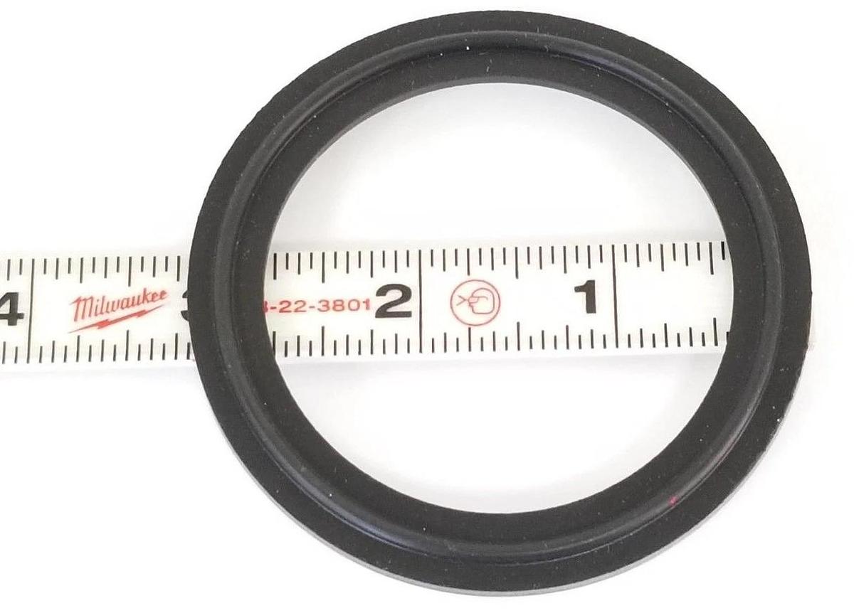Used LOT OF 8 PURESERVE SYSTEMS A3 P/N: 0-40MPF-SFY FLANGED CLAMP GASKETS 2-1/2'' VIT