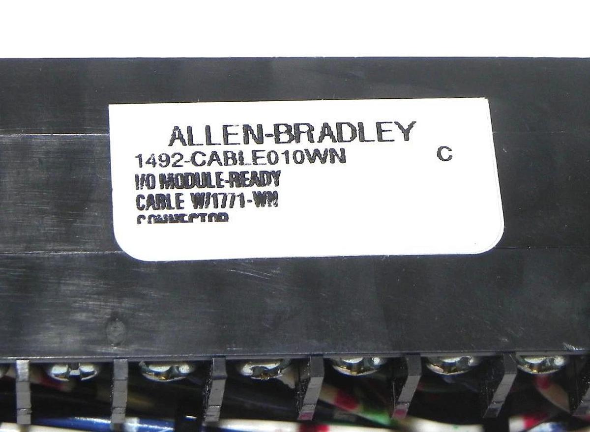 NEW ALLEN BRADLEY 1492-CABLE010WN WIRED CABLE W/1771-WN CONNECTOR1492CABLE010WN