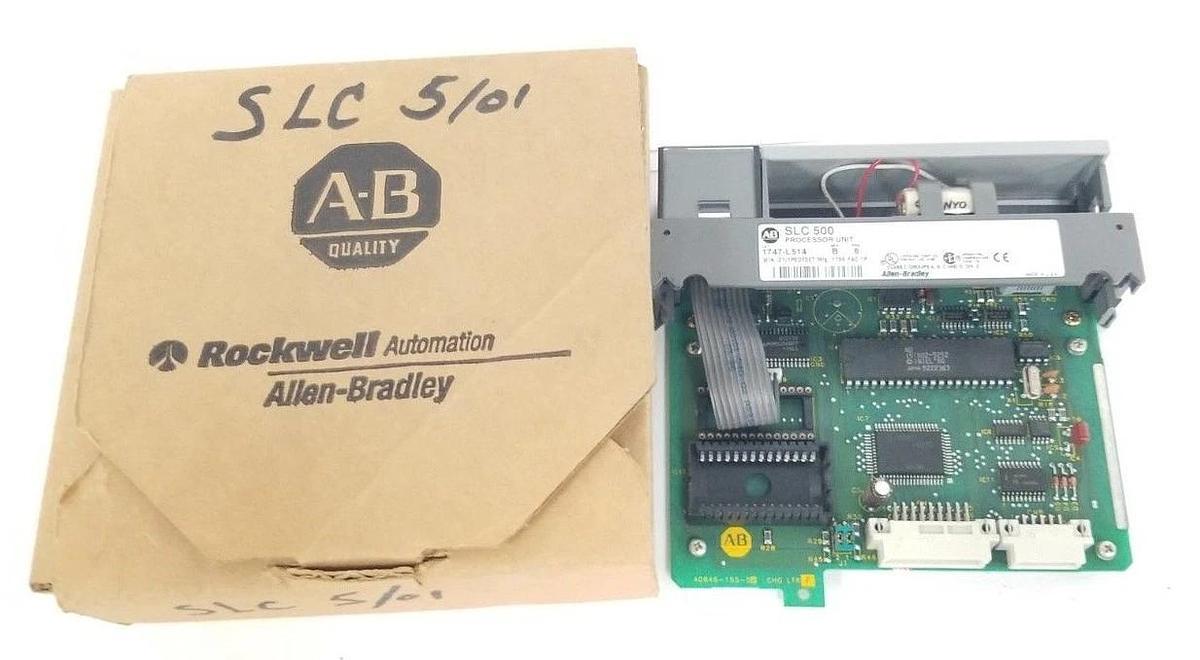 Used ALLEN BRADLEY 1747-L514 PROCESSOR UNIT 1747L514, SER. B FRN: 6