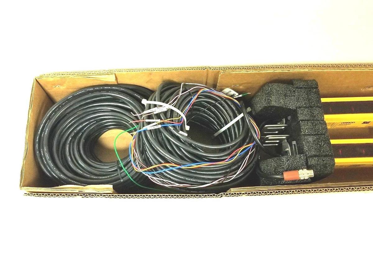 OMRON STI MS4800S-30-1240-30X-30R MS4800 LIGHT CURTAINS 70230-2508 w/CABLES NSMP