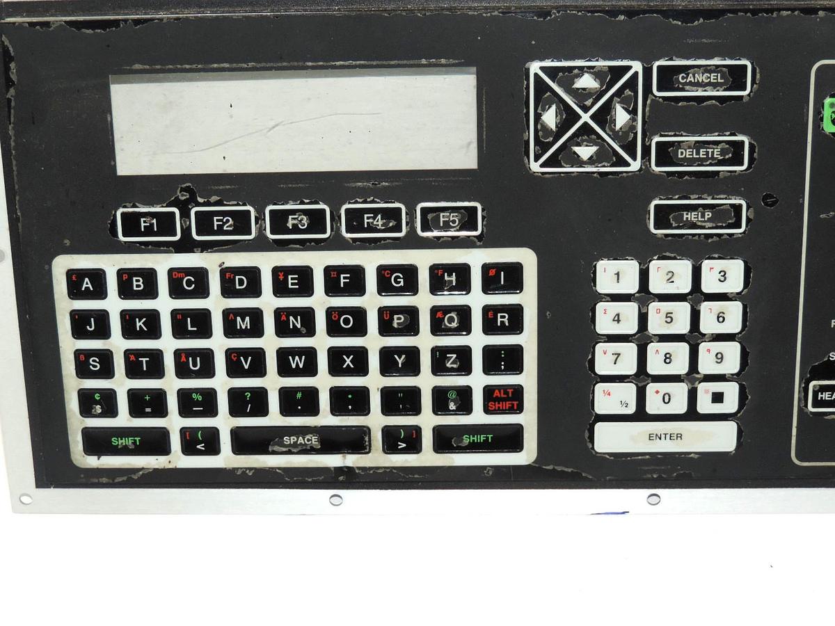 Used VIDEOJET EXCELL SERIES 10 KEYPAD