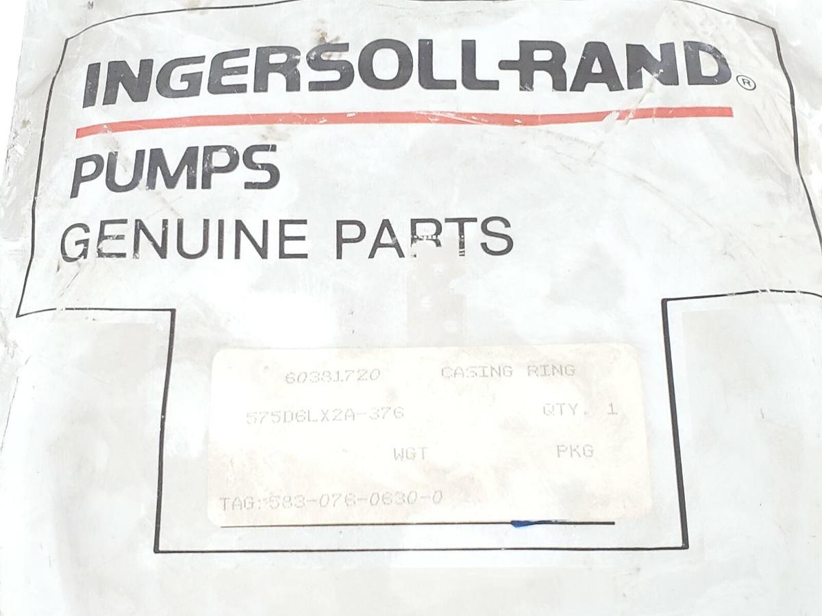 Used NEW INGERSOLL RAND 60381720 CASTING RING 575D6LX2A-376