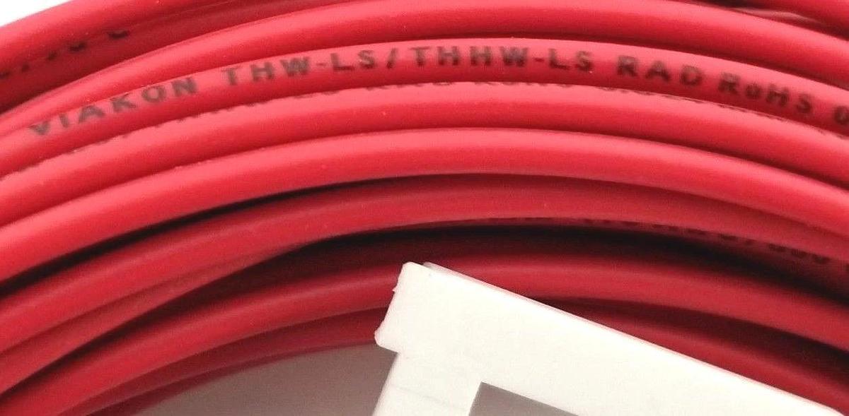 NEW VIAKON THW-LS/THHW-LS RAD CABLE 18AWG 600V W/ 16 ADHESIVE BASES 10 TERMINALS