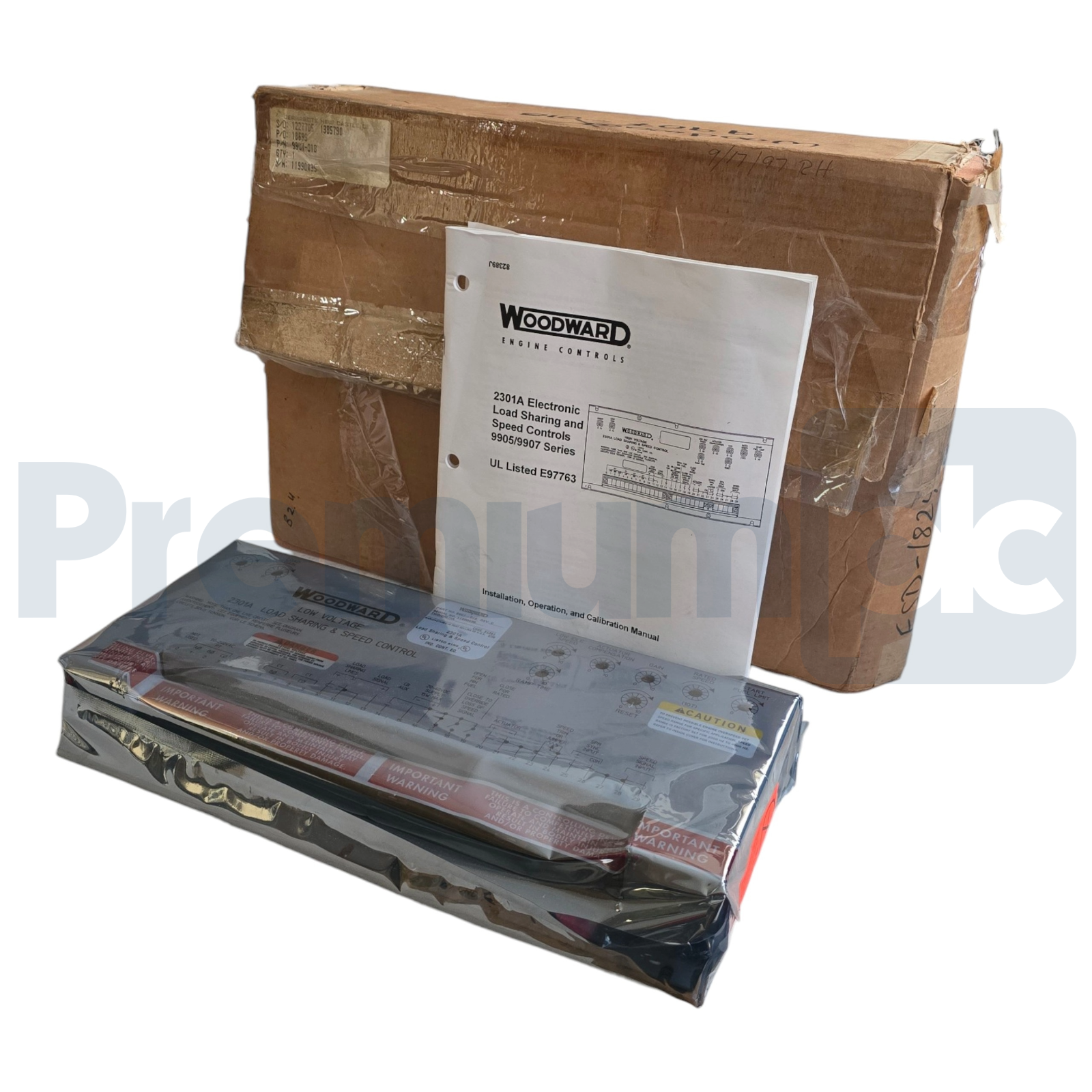 Used Woodward 9907-018 Rev. C | 2301A Low Voltage Load Sharing & Speed Control NSMP
