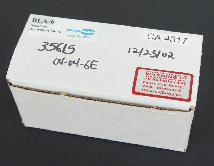 Used NIB BECKMAN BLA-6 DEUTERIUM LAMP 35615, S03