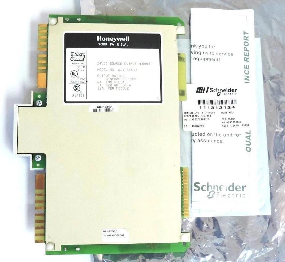 Refurbished REPAIRED HONEYWELL 621-6550R OUTPUT MODULE 24VDC 6216550R