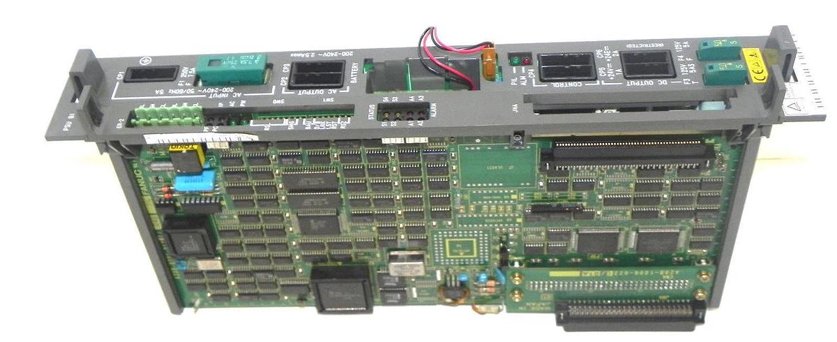 Used FANUC A20B-8001-0121/04B PC BOARD PROCESSOR W/ A16B-1212-0871/17C BOARD