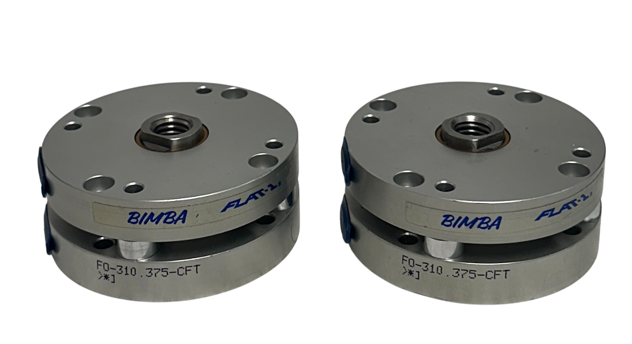 2 BIMBA FO-310.375-CFT / FO310375CFT / F0-310.375-CFT CYLINDERS FLAT-1 NSNP