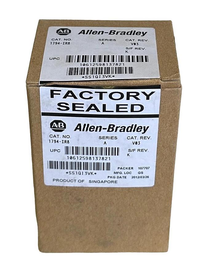 NEW ALLEN BRADLEY 1794-IR8 /A Flex I/O 8-PT RTD INPUT MODULE 1794IR8 NOS