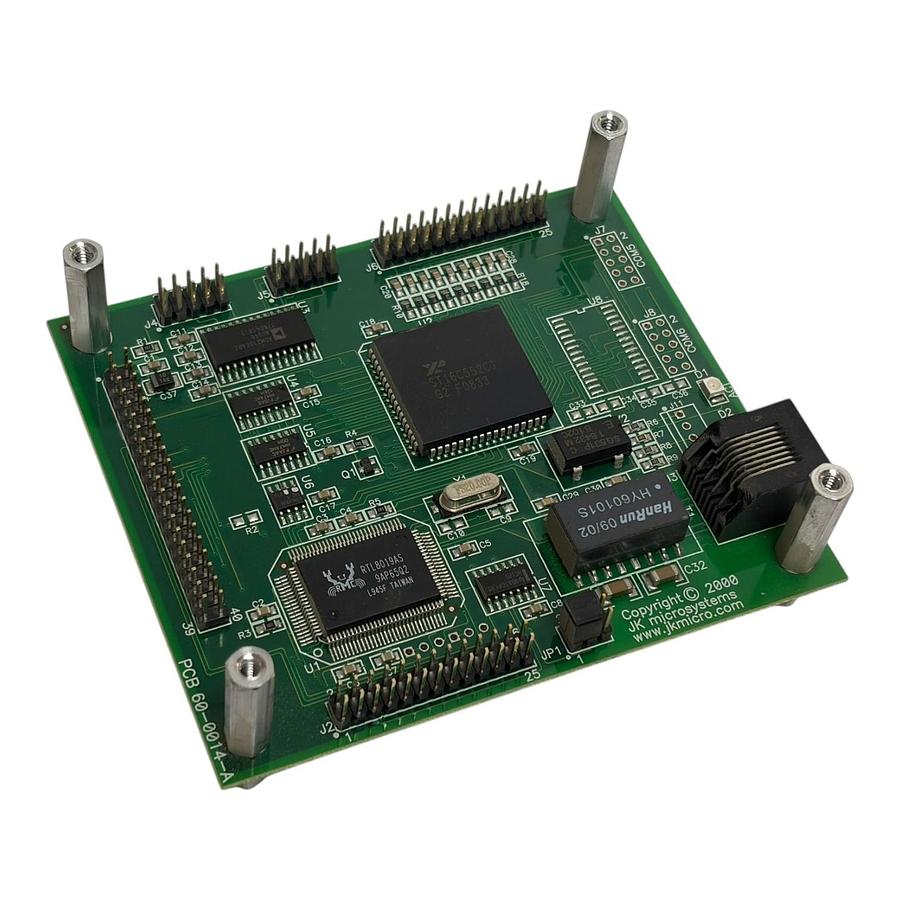 Used JK Microsystems 175-0167 Rev X PCB 60-0014-A Embedded Network Controller Board