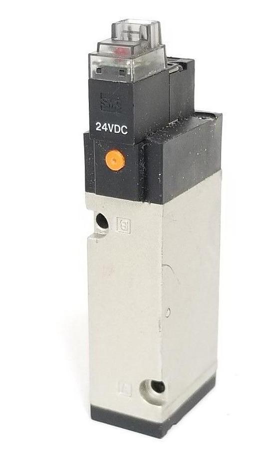 Used SMC NVJ7140 SOLENOID VALVE 20-100PSI, 24VDC