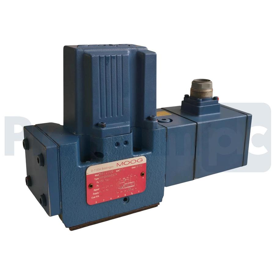 Moog D691-2112G PQ-Proportional Servo Valve 100bar 24V Type: Q30XBAAAVES2N NSNP