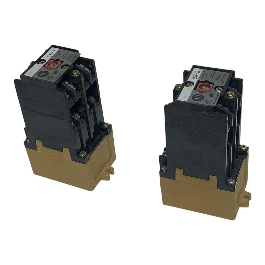 Used Lot of 2 Allen-Bradley 700-P440A1 AC Relay Bulletin 700 Type P 110/120V
