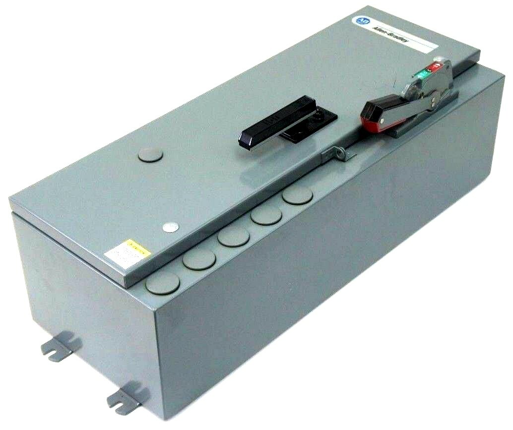 Used NIB ALLEN BRADLEY 512-BJB-6P STARTER W/DISCONNECT SWITCH SER 1 REV 6-22 512BJB6P