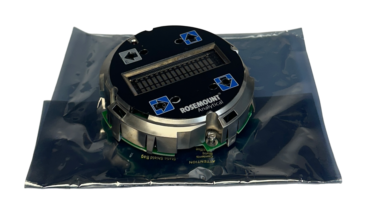 Used ROSEMOUNT ANALYTICS 6A00111G01 Rev. 7 DISPLAY MODULE 6P00112H01 NSNP