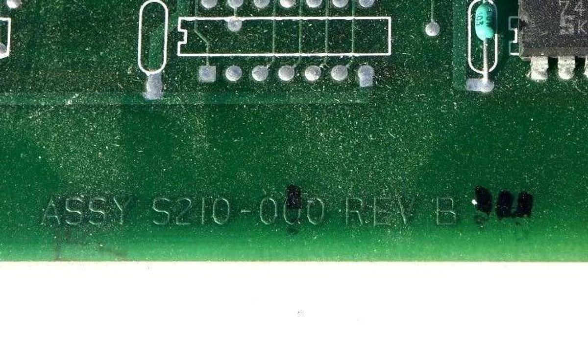 Used MODICON S210-000  SINGLE CHANNEL MODULE PC BOARD REV B PCB REV B14 S210000