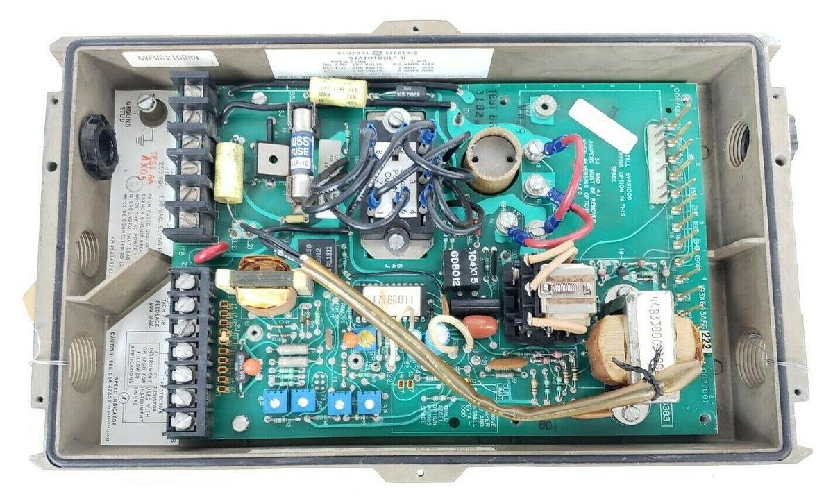 Used REPAIRED GE 6VFW2100 STATOTROL II DRIVE 193X643AFG222 6VFWC2100A4 (INCOMPLETE)