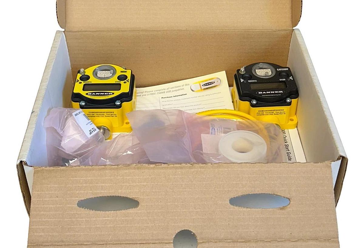 NEW BANNER DX80K9S6MP1 / 77330 DX80 SURECROSS KIT NODE/GATEWAY 900MHz NSMP