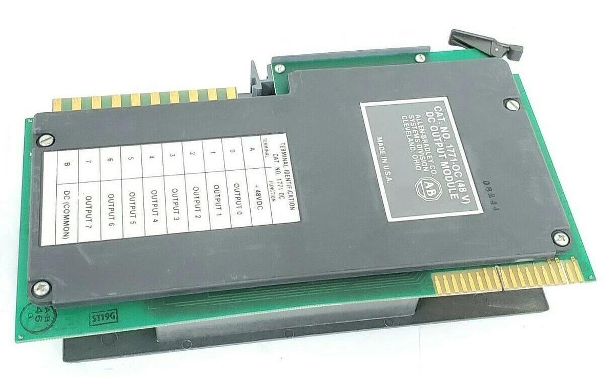 Used ALLEN BRADLEY 1771-OC DC OUTPUT MODULE 1771OC, 48V