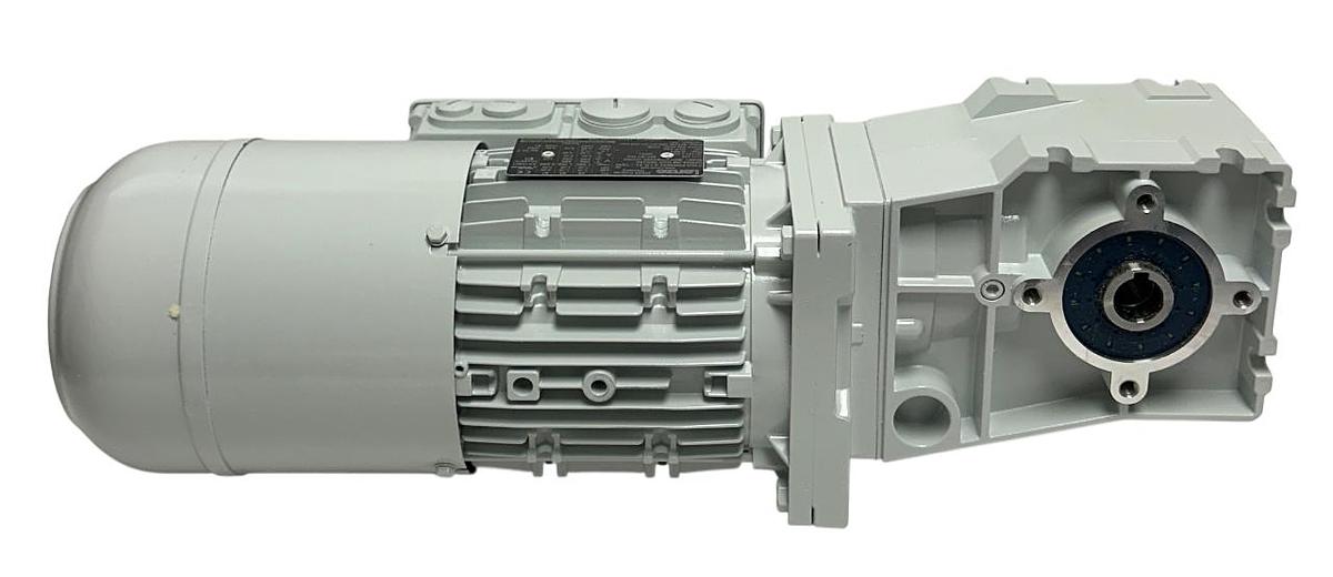 Used LENZE GKR04-2M HAR 080C42 / MDEMABS080-42C0U GEARMOTOR W/ BRAKE 15562843 NSNP