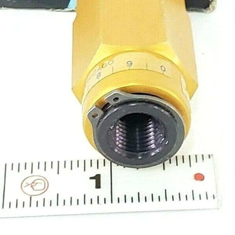 Used NIB MEAD MF1-25 FLOW CONTROL 250AIR 1000 OIL ALUMIN 2-1/2IN LENGTH MF125