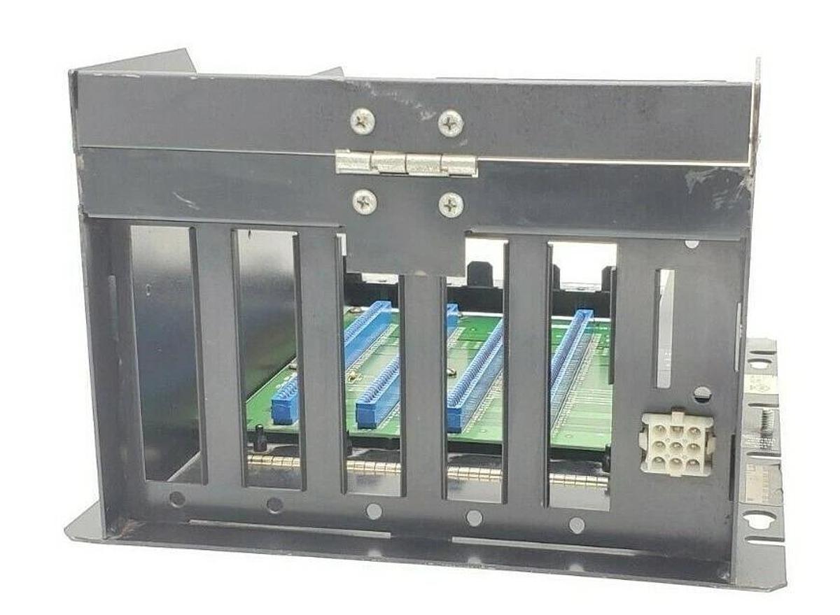 Used SQUARE D SYMAX 8030 RRK-100 SER. 03 5-SLOT REG. RACK CHASSIS ASSEMBLY 8030RRK100