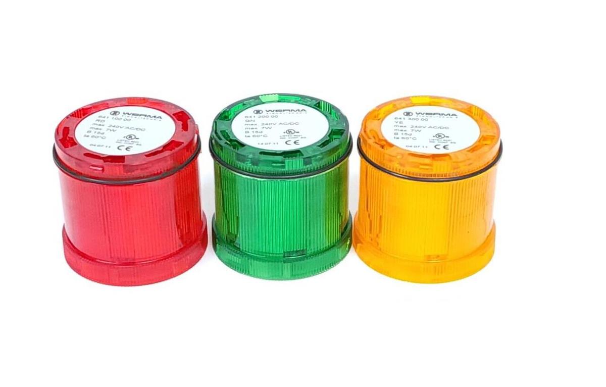 NEW WERMA 641.200.00, 641.100.00, 641.300.00 STACK LIGHTS