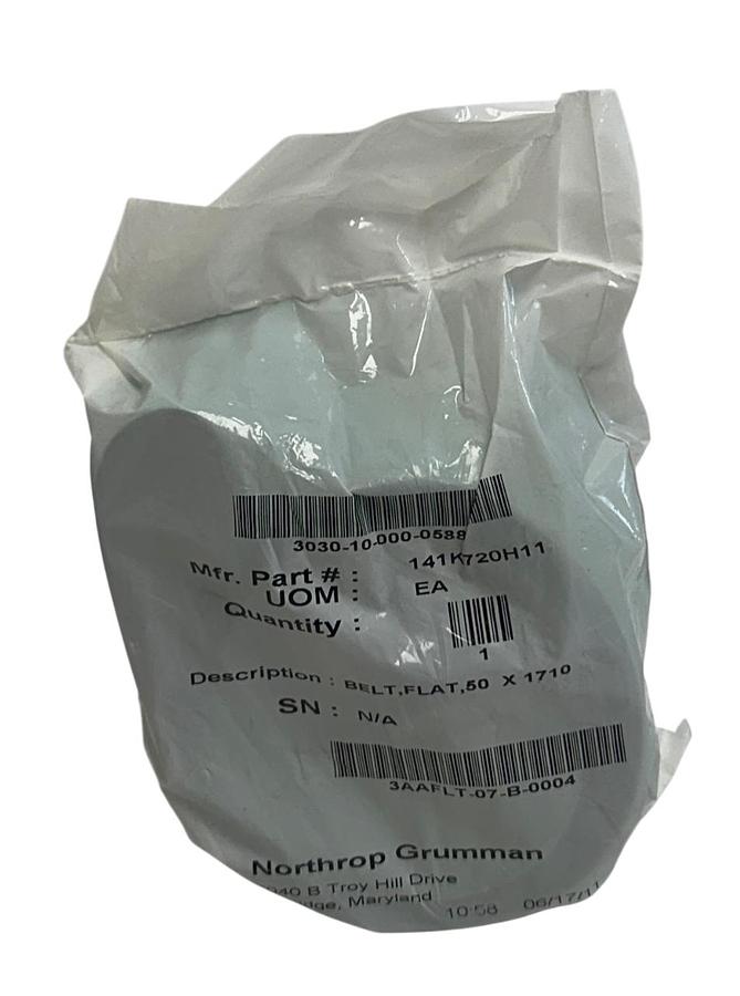 Used 4 HABASIT AMERICA 141K721H11 FLAT CONVEYOR BELTS W: 50mm L: 1,710mm OEM NSMP