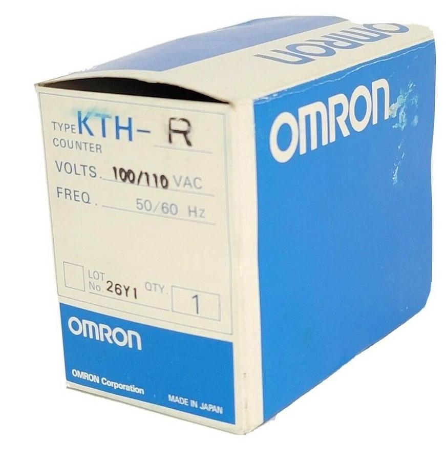 Used NIB OMRON KTH-R COUNTER KTHR 100/110VAC 50/60HZ