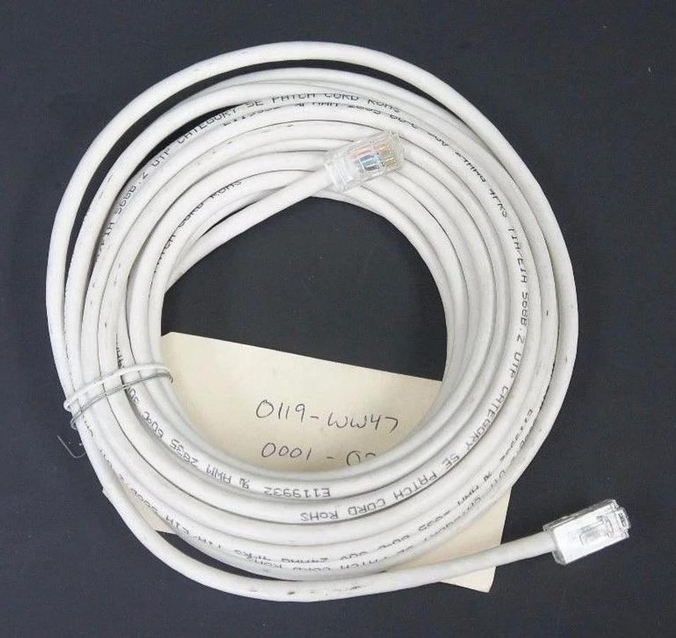 Used LOT OF 6 NEW GENERIC E119932 CATEGORY 5E PATCH CORDS 30V, 24AWG, TIA/EIA
