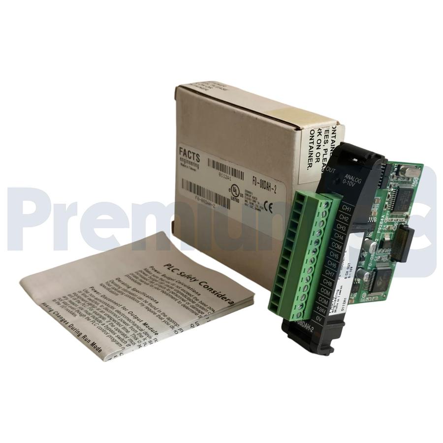 Used FACTS ENGINEERING F0-08DAH-2 DirectLOGIC DL05/06 ANALOG OUTPUT MODULE 8-CH NSMP