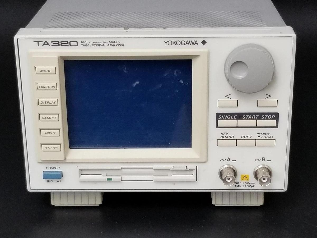 Used YOKOGAWA TA320 100PS RESOLUTION 14M/S TIME INTERVAL ANALYZER 704210 D