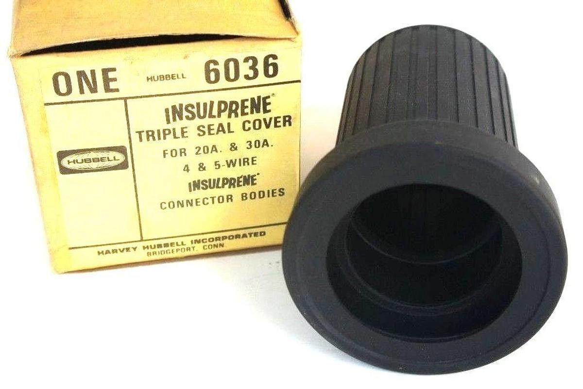 Used NIB HUBBELL 6036 INSULPRENE TIPLE SEAL COVER