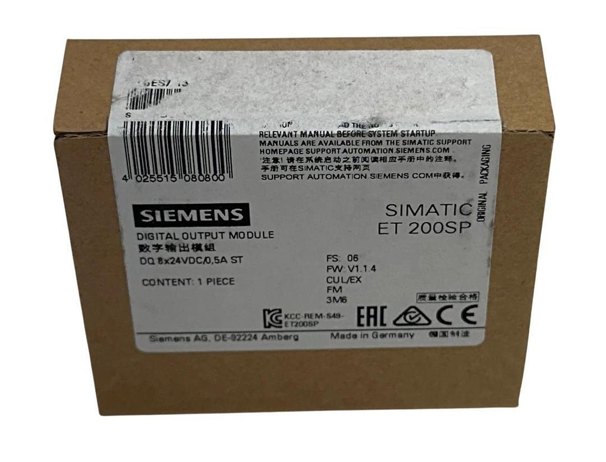 Used SIEMENS 6ES7 132-6BF00-0BA0 SIMATIC ET200SP DIGITAL OUTPUT MODULE 24VDC NSFS *
