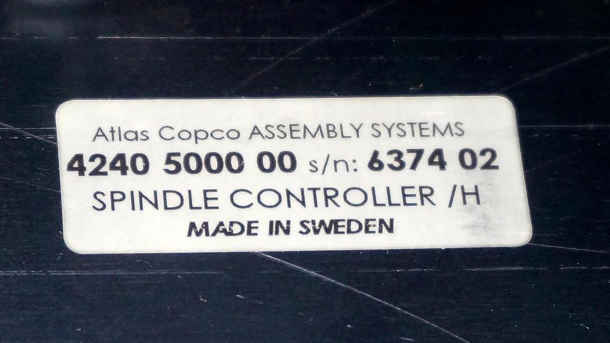 Used ATLAS COPCO 4240-5000-00 SPINDLE CONTROL MODULE 4240500000