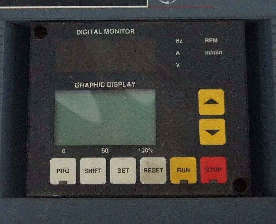 Used GENERAL ELECTRIC 6VAF343005B-A1 AF-300 DRIVE 5HP, 380-460V, 9.5A, 50/60HZ
