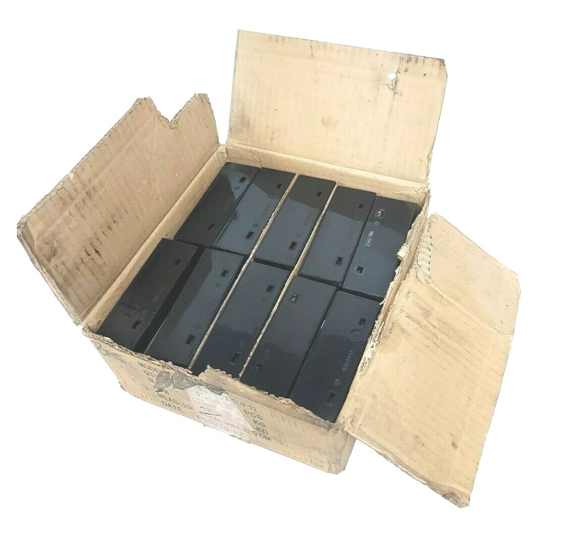 Used BOX OF 10 NEW YBHC1217W (12V6.0AH) MAINTENANCE-FREE SEALED LEAD-ACID BATTERIES