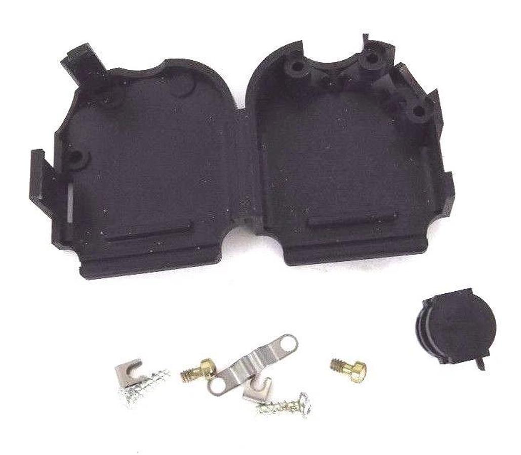 Used LOT OF 11 NEW AMP 749626-2 CONNECTOR BACKSHELL/CABLE CLAMP BLACK KIT
