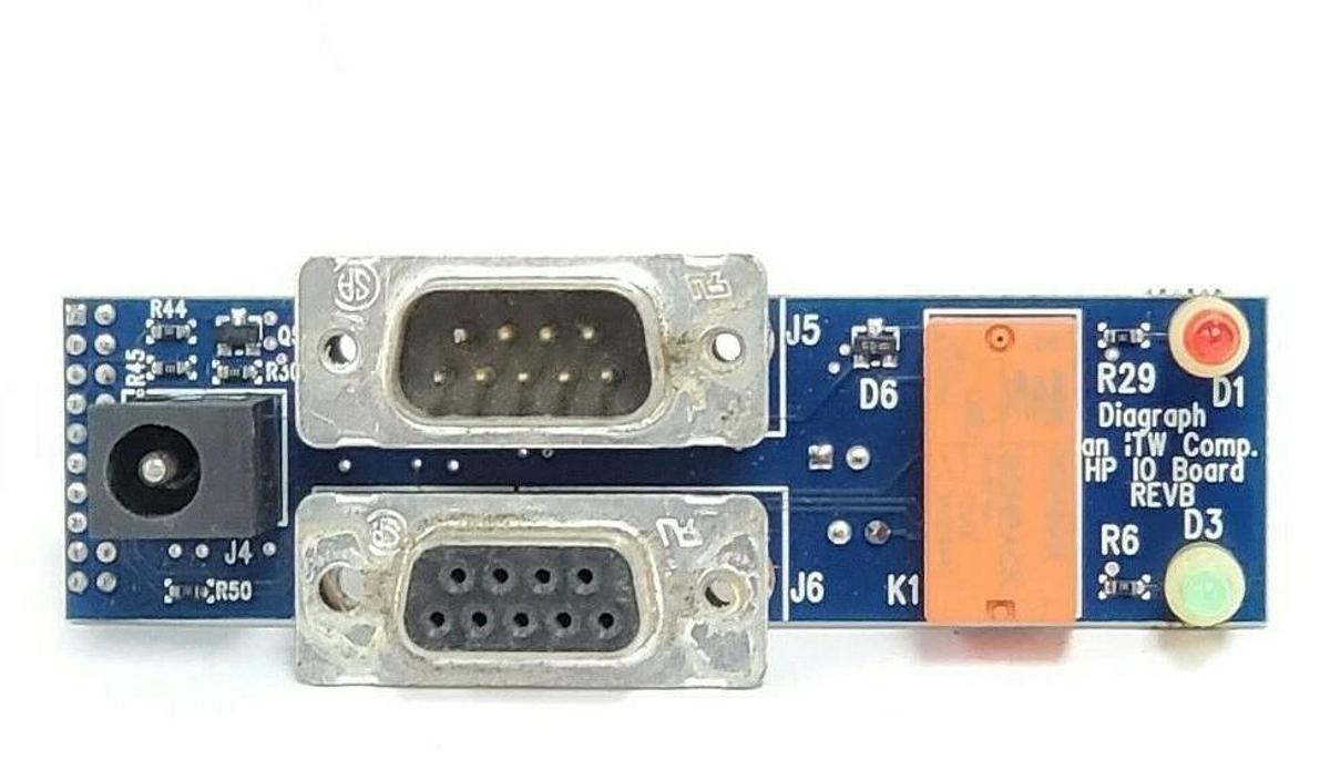 Used DIAGRAPH AN ITW COMP. HP I/O BOARD REV. B