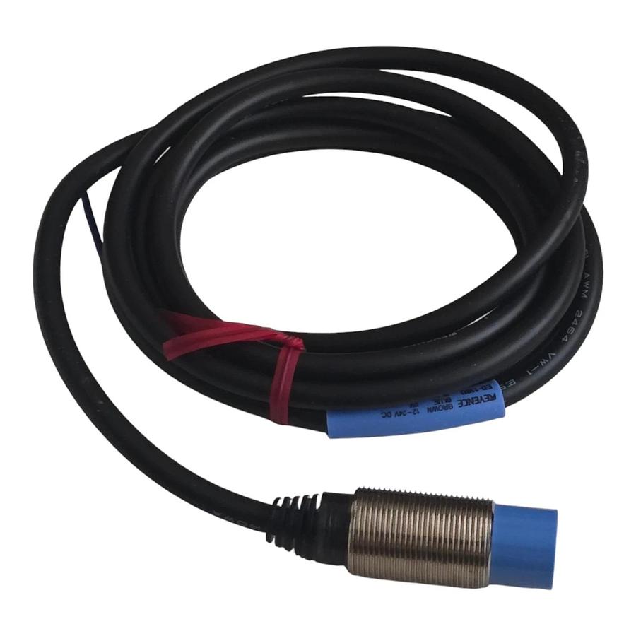KEYENCE ED-118U | ED118U Inductive Proximity Sensor M18 NPN Unshielded Main Unit