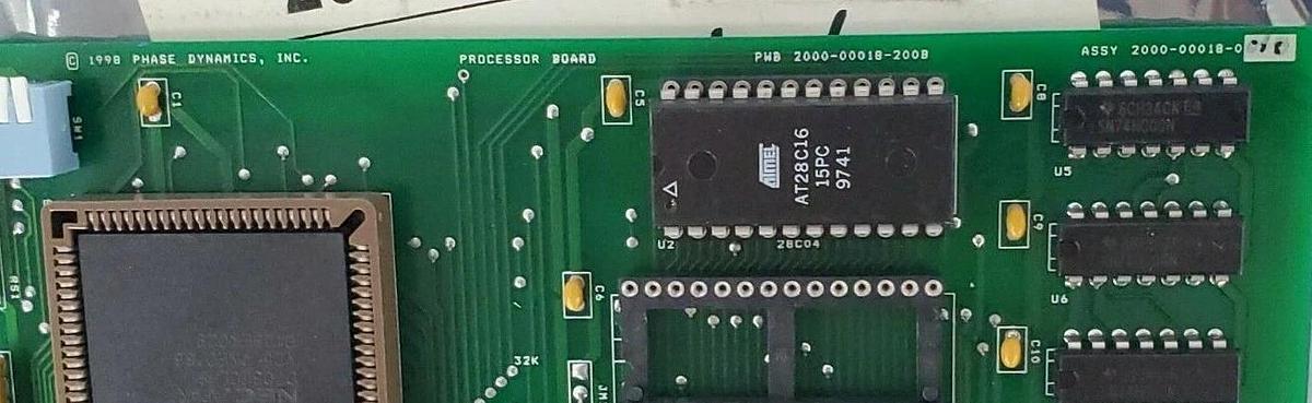 NEW PHASE DYNAMICS INC. 2000-00018-200B PROCESSOR BOARD 2000-0001B-01B