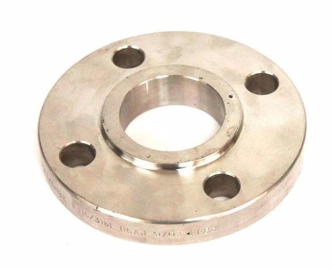 Used STAINLESS STEEL 1-1/2" FLANGE 150 B16.5 TUBE LINE A182/SA182 F316/316L BGAJ 9/03