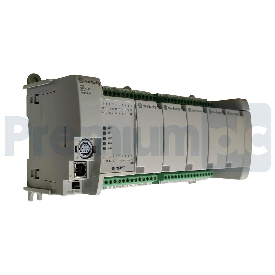 Used Allen-Bradley 2080-LC30-48AWB /A Micro830 48 I/O Controller | 120V AC USPI