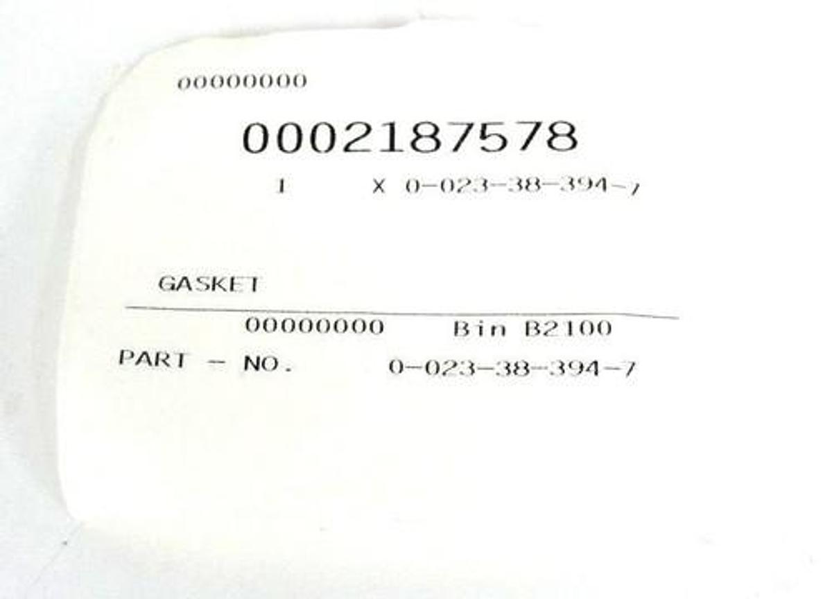 Used NEW KRONES 0-023-38-394-7 GASKET KIT 0023383947 2 1/2''