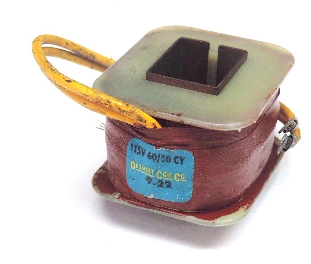 Used DETROIT COIL CO. 9-22 COIL 115V 50/60HZ, 922