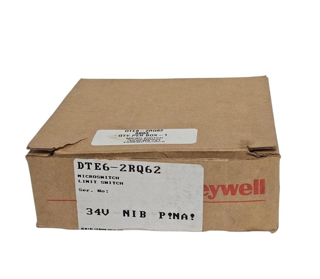 NIB HONEYWELL DTE6-2RQ62 MICROSWITCH LIMIT SWITCH 125/250VAC, DTE62RQ62