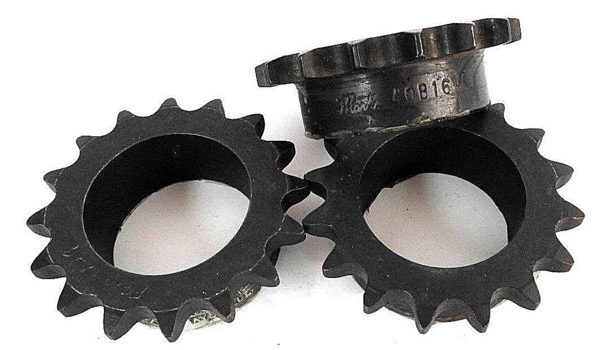 Used LOT OF 3 NEW MARTIN BROWNING 40B16-1-1/2 SPROCKETS 1-1/2IN BORE 16TEETH