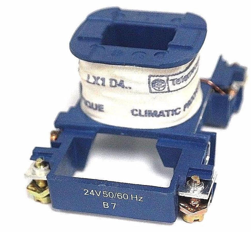 Used LOT OF 6 NIB TELEMECANIQUE LX1-D4B7 COILS 24V, 50/60HZ