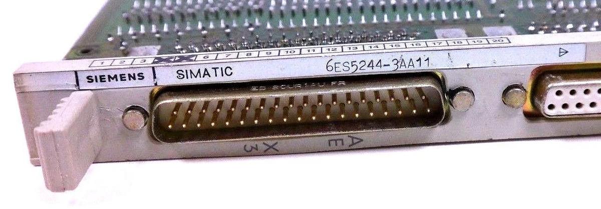 Used SIEMENS 6ES5244-3AA11 SIMATIC S5 TEMP. CONTROL MODULE 6ES5-244-3AA1 6ES52443AA1