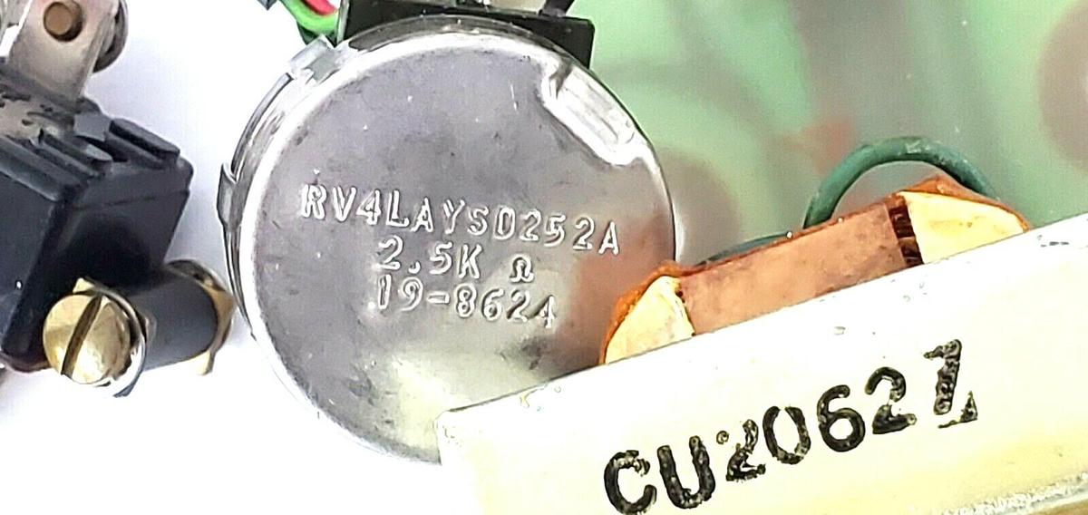 Used GENERIC M31-7803 CIRCUIT BOARD ASSY W/ SWITCH & POTENTIOMETER U-20631 U-20626
